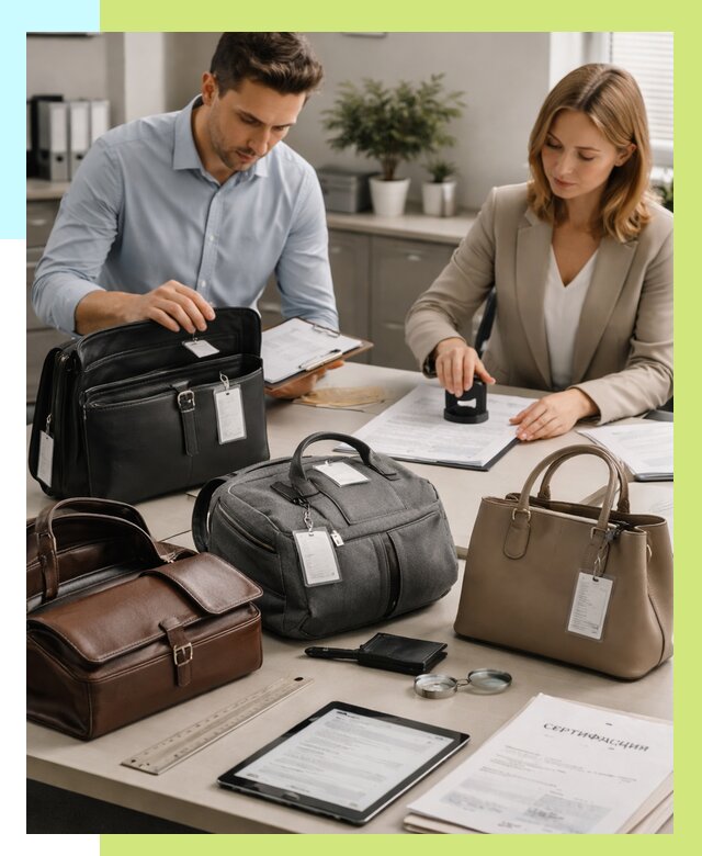 Сертификация сумок в Сальске от 7626 руб. | Алешин-Слс