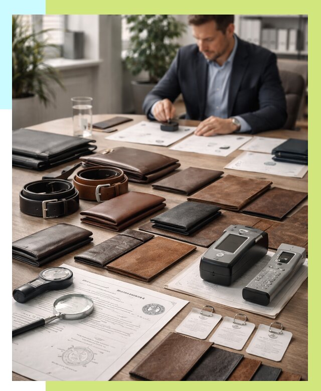 Сертификация кожаных изделий в Сальске от 12202 р. | Алешин-Слс