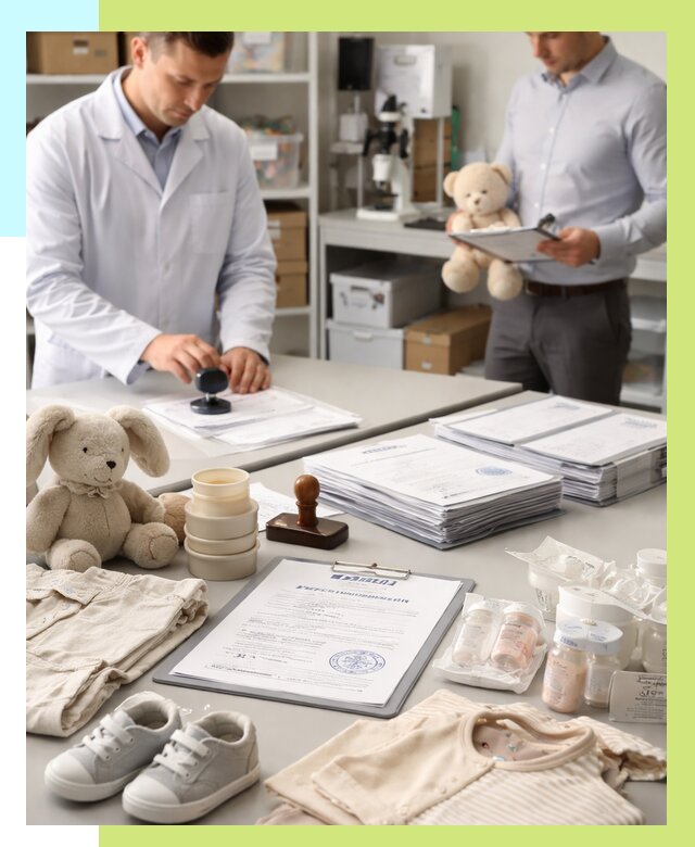 Сертификация детских товаров в Сальске от 15252 р. | Алешин-Слс