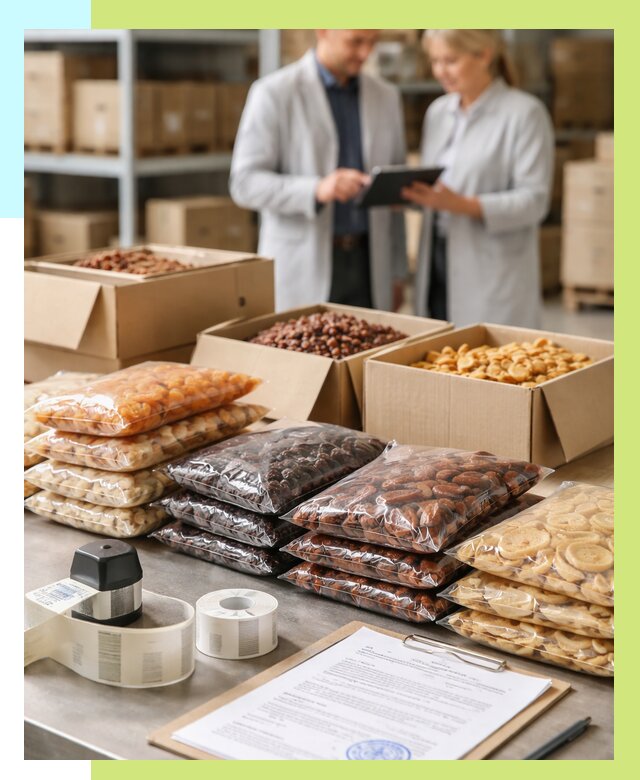 Сертификация сухофруктов в Сальске от 12202 р. | Алешин-Слс под ключ