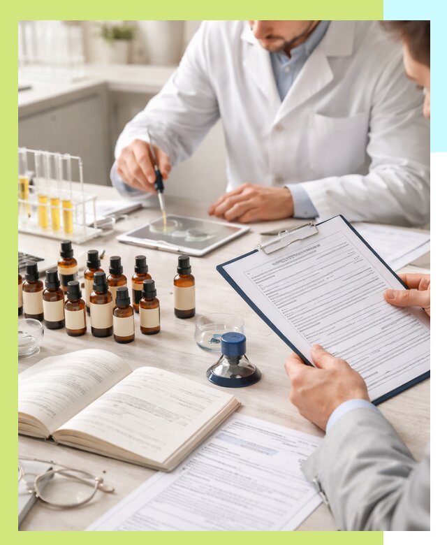 Сертификация эфирных масел и документация качества в Сальске