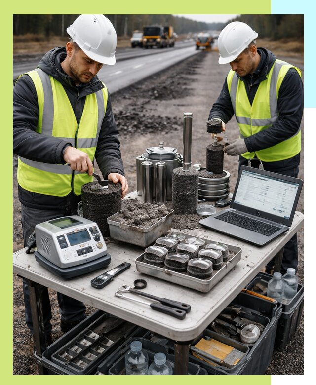 Сертификация асфальта: испытания и подтверждение в Сальске