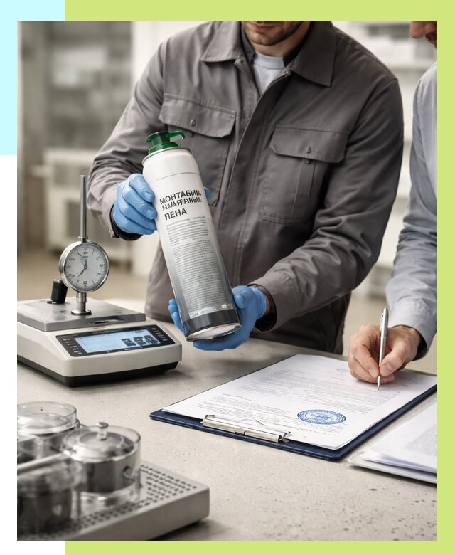 Сертификация монтажной пены в Сальске от 15252 р. | Алешин-Слс