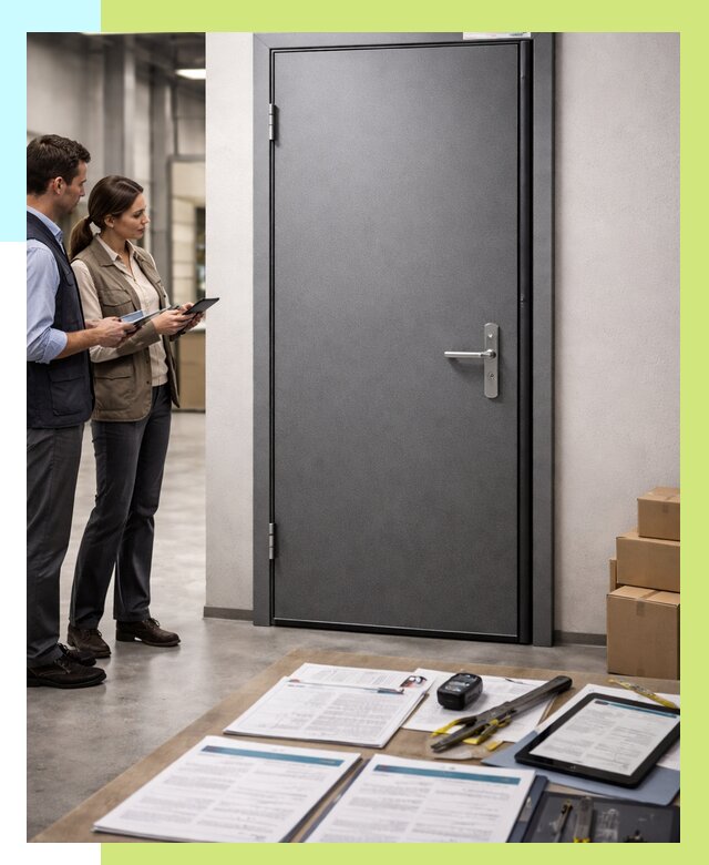 Сертификация противопожарных дверей в Сальске от 9151 р. | Алешин-Слс