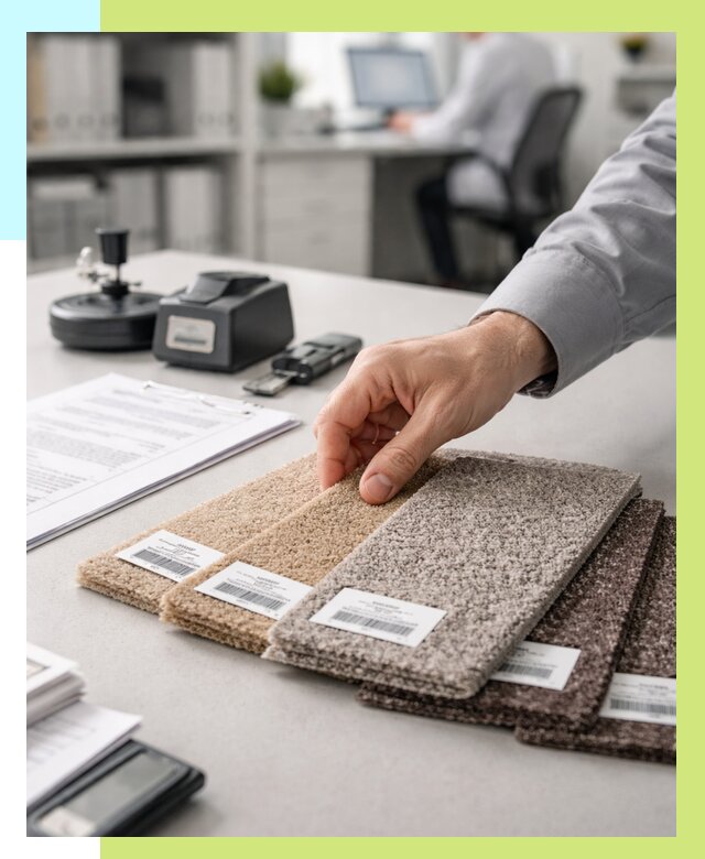 Сертификация ковролина в Сальске от 15252 р., Алешин-Слс