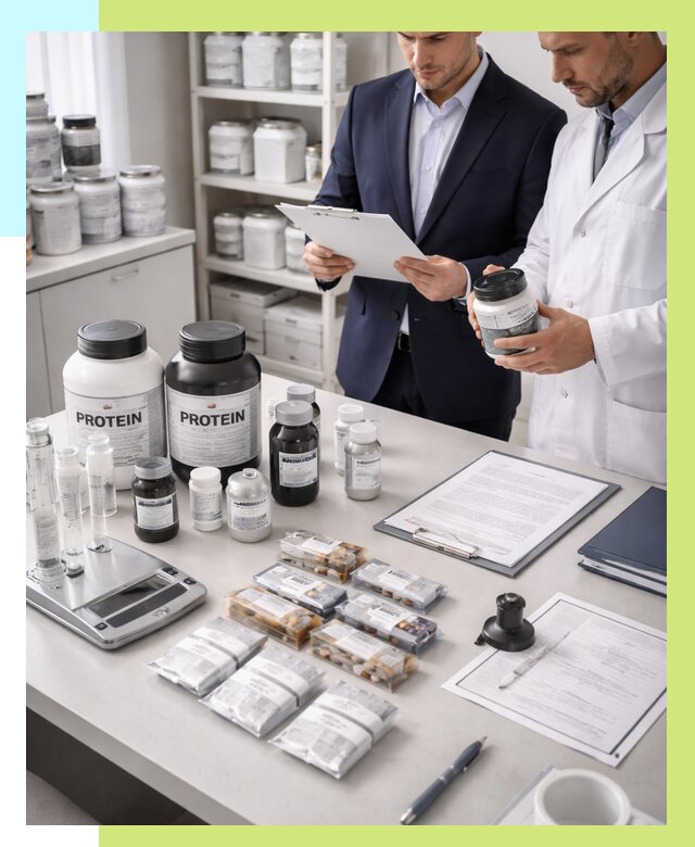 Сертификация спортивного питания в Сальске от 15252 р., Алешин-Слс