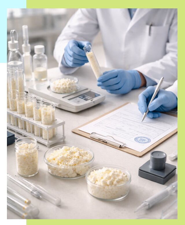 Сертификация творога в Сальске от 12202 р. под ключ | Алешин-Слс