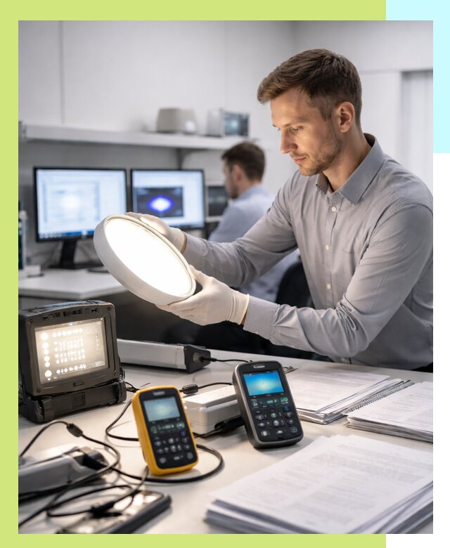 Сертификация светильников в Сальске: испытания и оформление