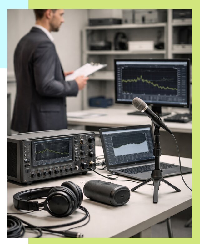 Сертификация аудиотехники в Сальске от 15252 р., Алешин-Слс