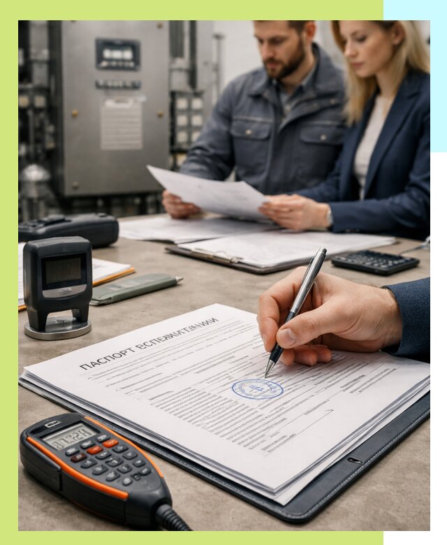 Оформление паспорта эксплуатации оборудования в Сальске