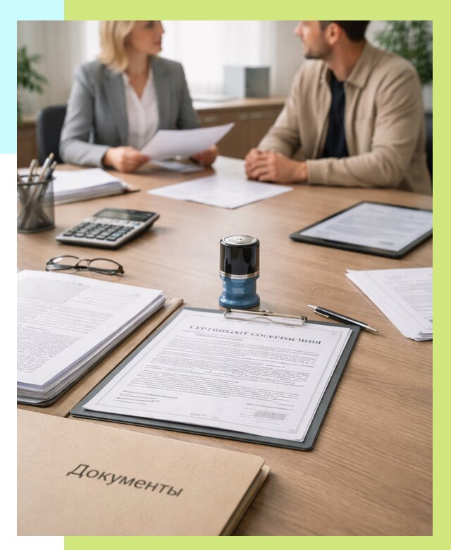 Сертификат соответствия на продукцию в Сальске от 15252 р.|Алешин-Слс