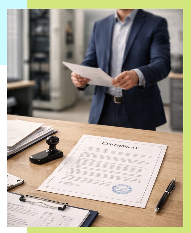 Сертификат на оборудование в Сальске от 15252 р. | Алешин-Слс