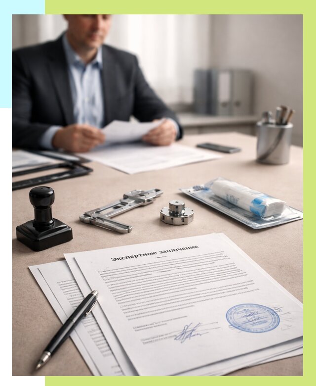 Экспертное заключение на продукцию в Сальске от 8643 р. | Алешин-Слс