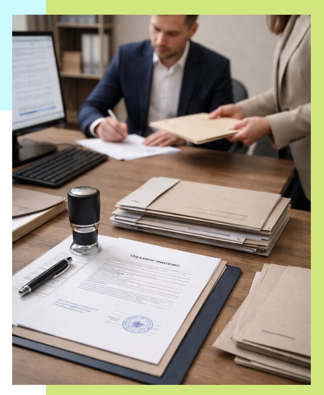 Отказное письмо для таможни в Сальске от 3050 р, Алешин-Слс