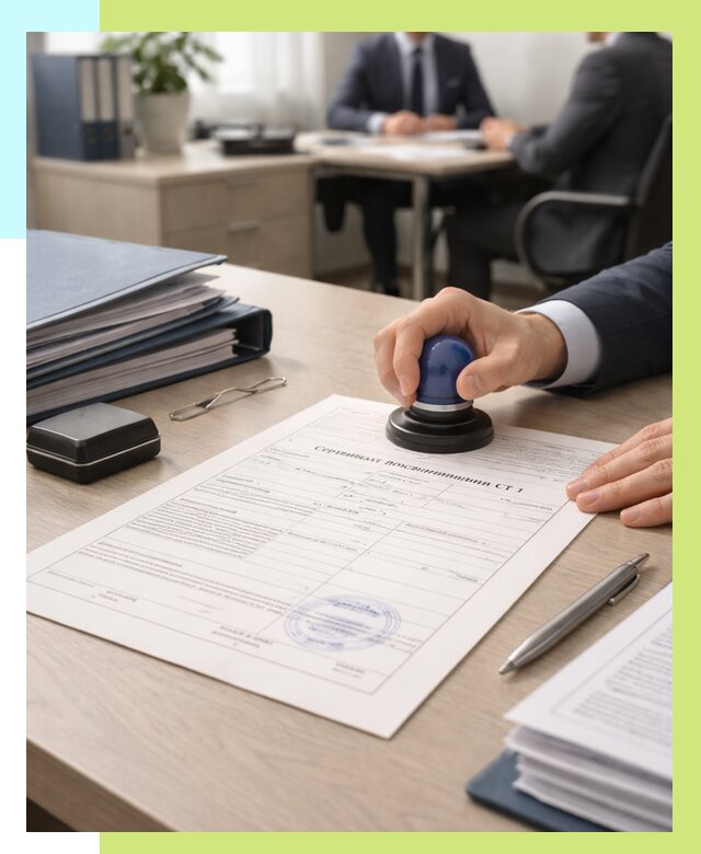 Сертификат происхождения СТ 1 в Сальске от 4576 р. | Алешин-Слс