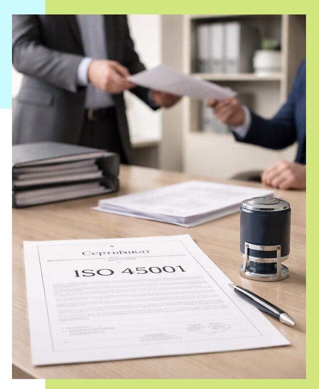 Сертификат ISO 45001 в Сальске под ключ от 45756 р. | Алешин-Слс