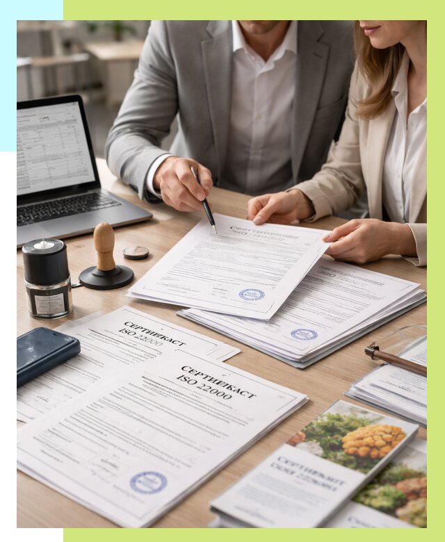 Сертификат ISO 22000 в Сальске от 40672 р. под ключ | Алешин-Слс