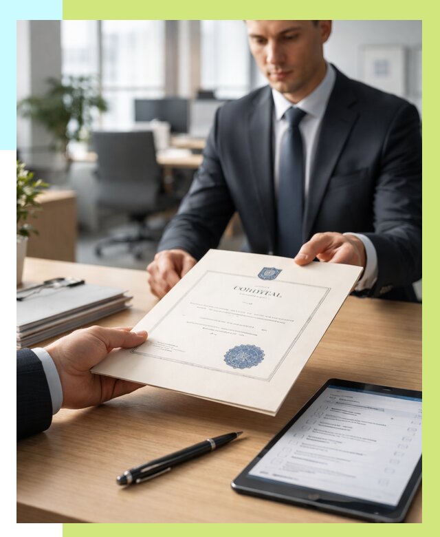 Сертификат ISO 30301 в Сальске от 35588 р. | Алешин-Слс - под ключ