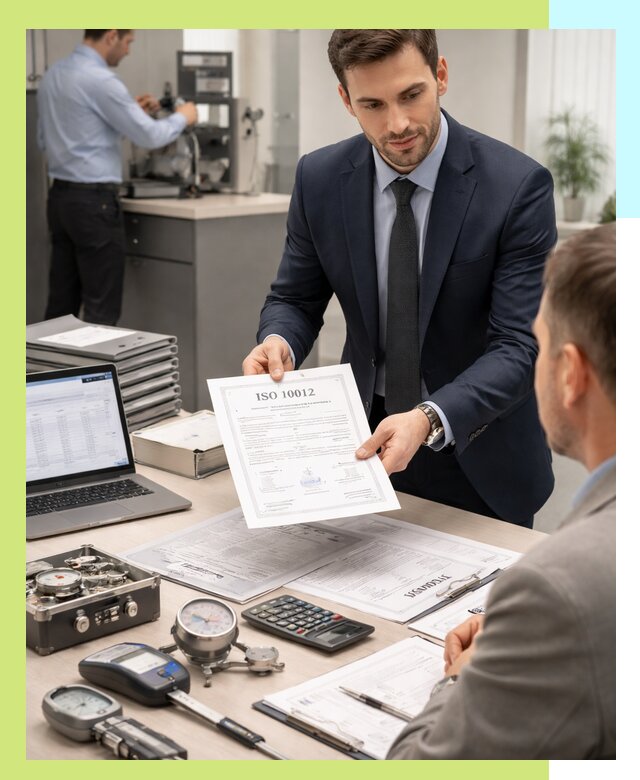 Выдача сертификата ISO 10012 по требованиям метрологии в Сальске