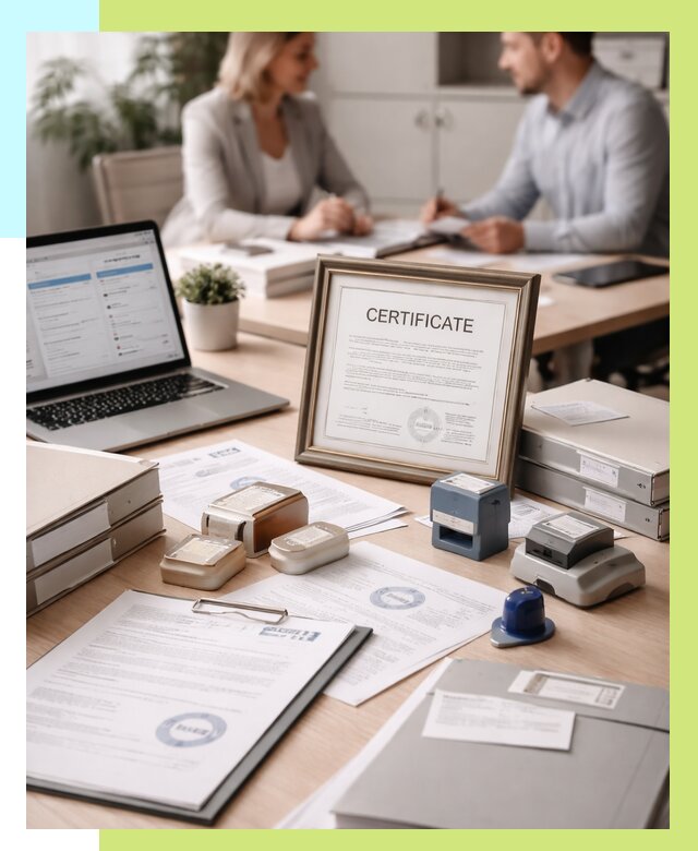 Сертификация компании в Сальске от 45756 р. | Алешин-Слс — заказ